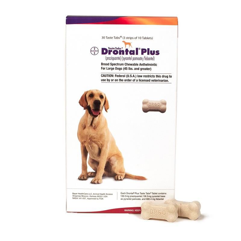 Drontal Plus Taste Tab, 136 mg