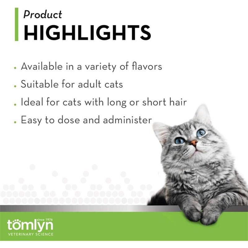Tomlyn Laxatone Hairball Remedy Gel for Cats Catnip Flavored, 4.25 oz