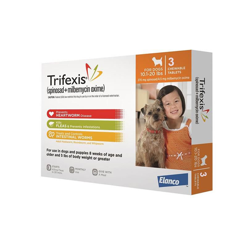 120 Lbs Trifexis For Dogs Month Supply Buy Trifexis Chewable