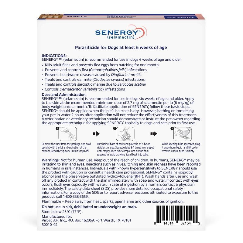 Senergy (selamectin) Topical for Dogs