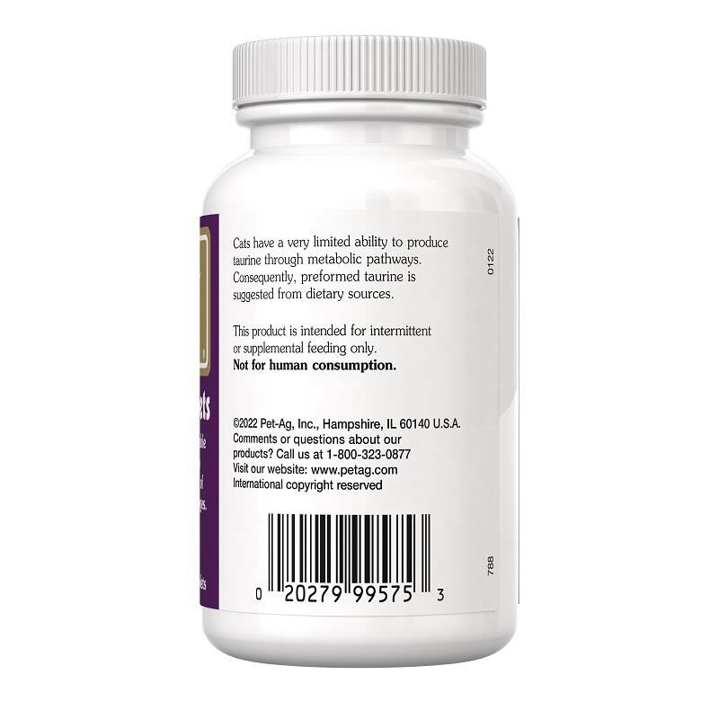 PetAg Taurine Chewable Tablets 100 Ct.