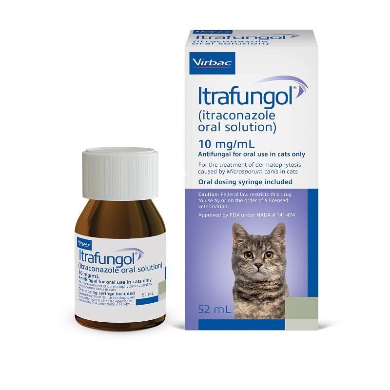 Itrafungol (Itraconazole) Oral Solution for Cats 10 mg/ml, 52 ml