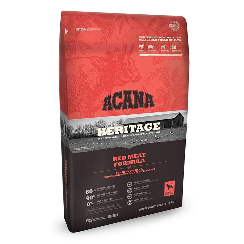 Acana Heritage Meats Formula Grain-Free Beef, Pork & Lamb Dry Dog Food, 25 lb. Bag