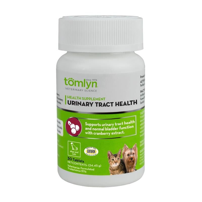 Tomlyn Cranberry Chewable Tablets for Dogs and Cats Urinary Tract Health