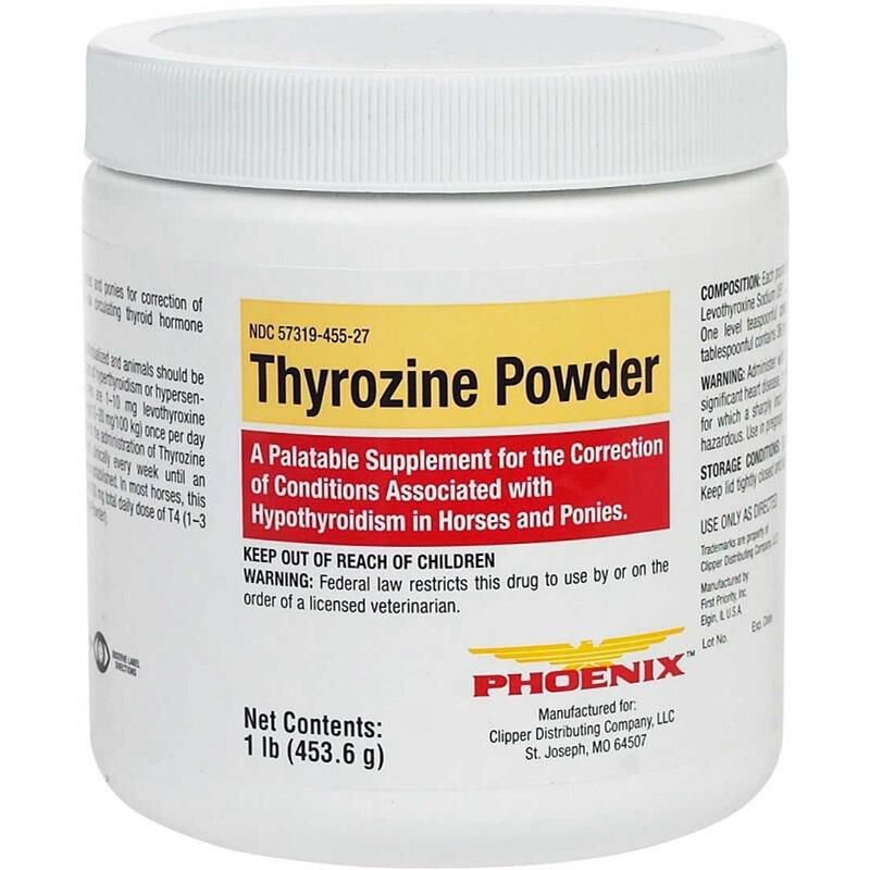 Thyrozine Powder for Horses, 1 Lb