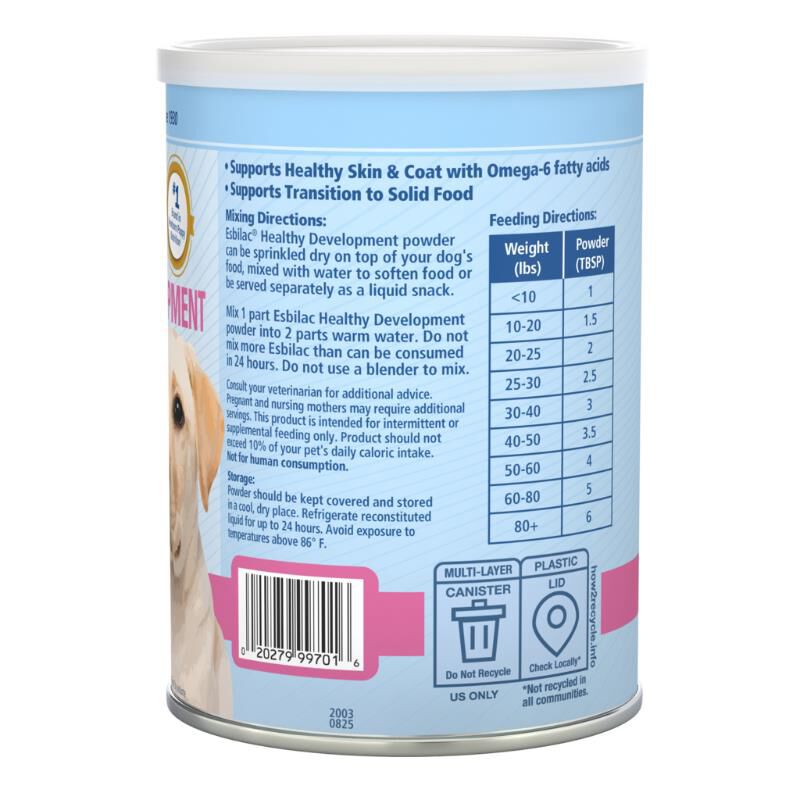 PetAg Esbilac Healthy Development Dog and Puppy Weaning Food Powder