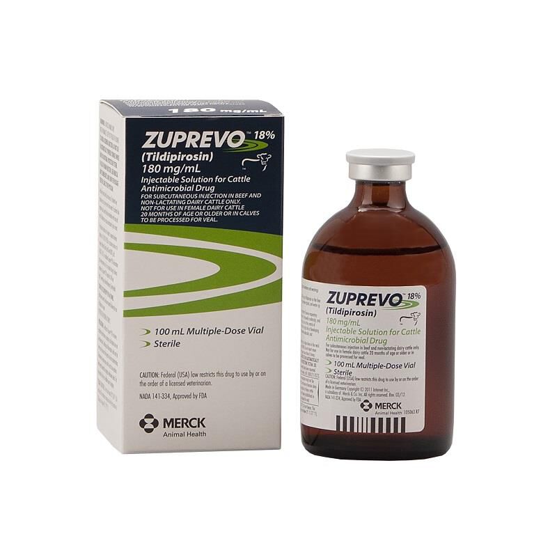Zuprevo 18% (Tildipirosin) Injectable Solution for Cattle