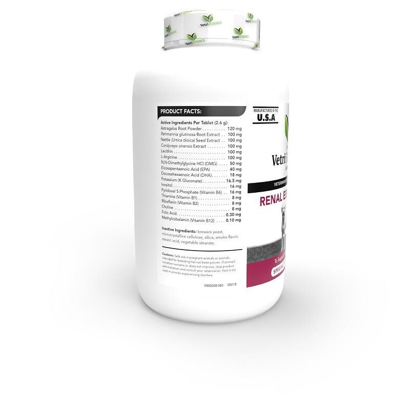 VetriScience Kidney Health Renal Essentials for Dogs, 60 Chew Tabs