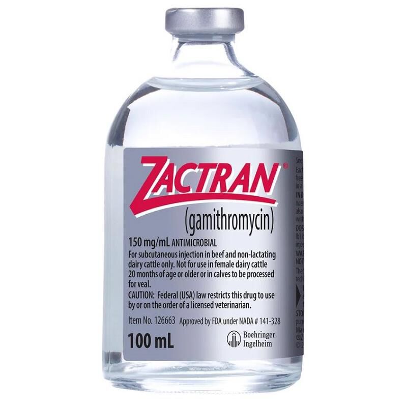 Zactran (Gamithromycin) Injection for Cattle