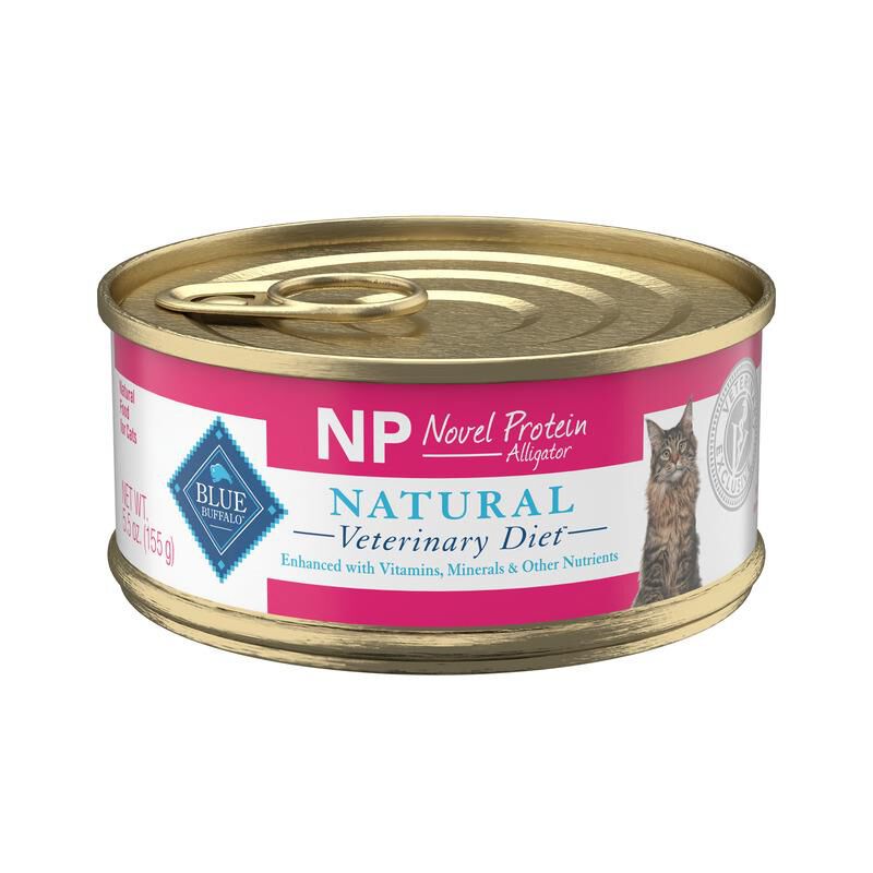 Blue Buffalo Natural Veterinary Diet NP Novel Protein Alligator Cat Food (24 X 5.5 oz) Cans