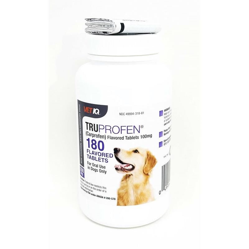 TruProfen (Carprofen) Flavored Tablets 100 mg, 180 Ct.