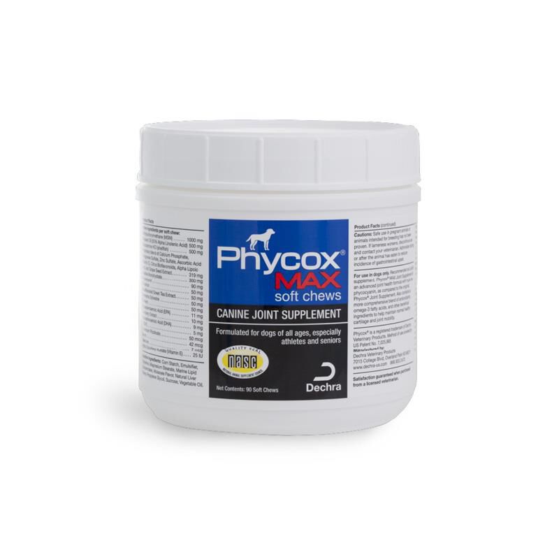 Dechra Pharmaceuticals Phycox Max for Dogs with Joint Issues, 90 Soft Chews