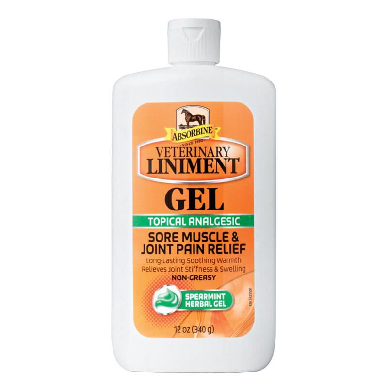 Absorbine Veterinary Liniment Gel for Horses, 12 ounces
