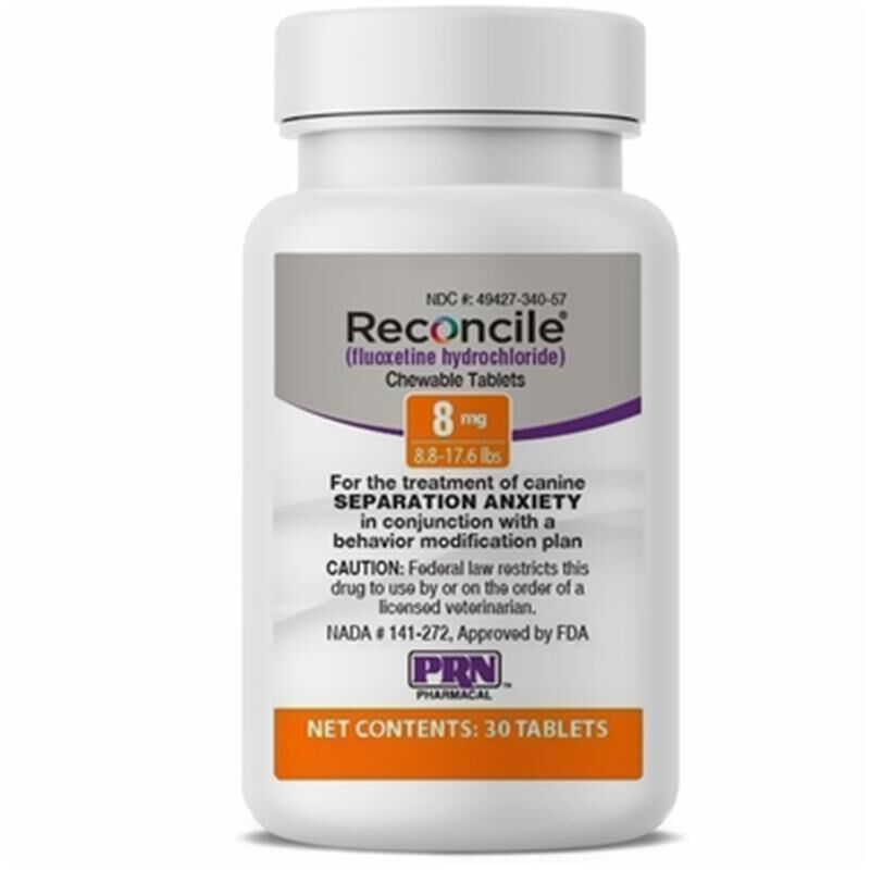 Reconcile 8 mg Flavored Chewable Tablets 8.8 - 17.6 lbs 30 Ct.
