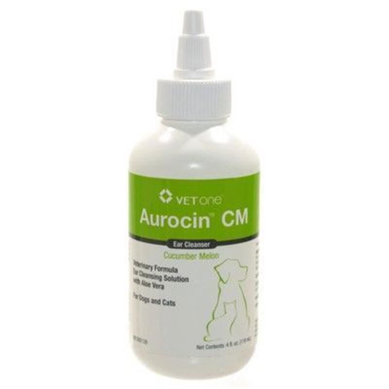 Aurocin CM Ear Cleanser w/Aloe Vera in Cucumber Melon Scent, 4 oz