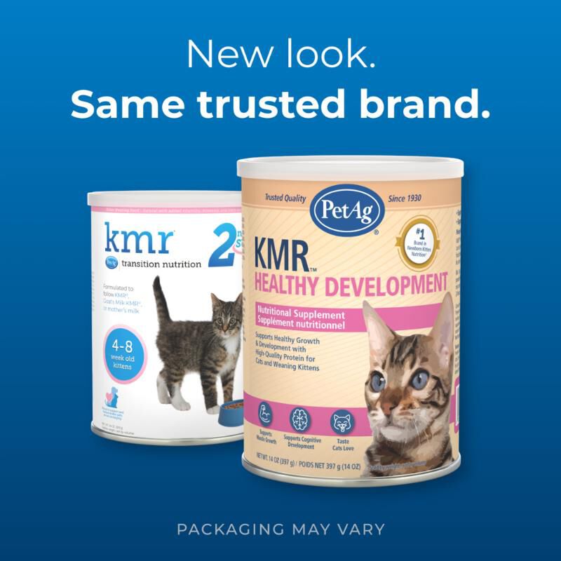 PetAg KMR Healthy Development Kitten Weaning Food Powder, 14 oz.