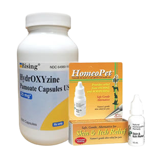 Dog oral antihistamine