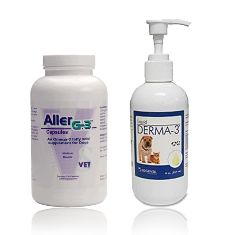 Dog skin & shedding supplements
