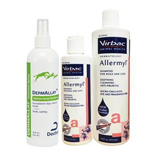 Dog medicated shampoo & spray