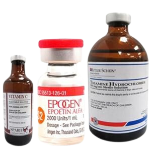Cat vitamins & electrolyte solutions