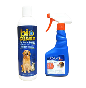 Dog flea shampoo