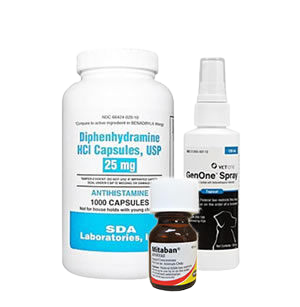 Dog allergy & skin medication